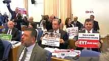 Meclis'teki EYT görüşmeleri gergin başladı