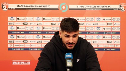 Bryan Goncalves face à la presse