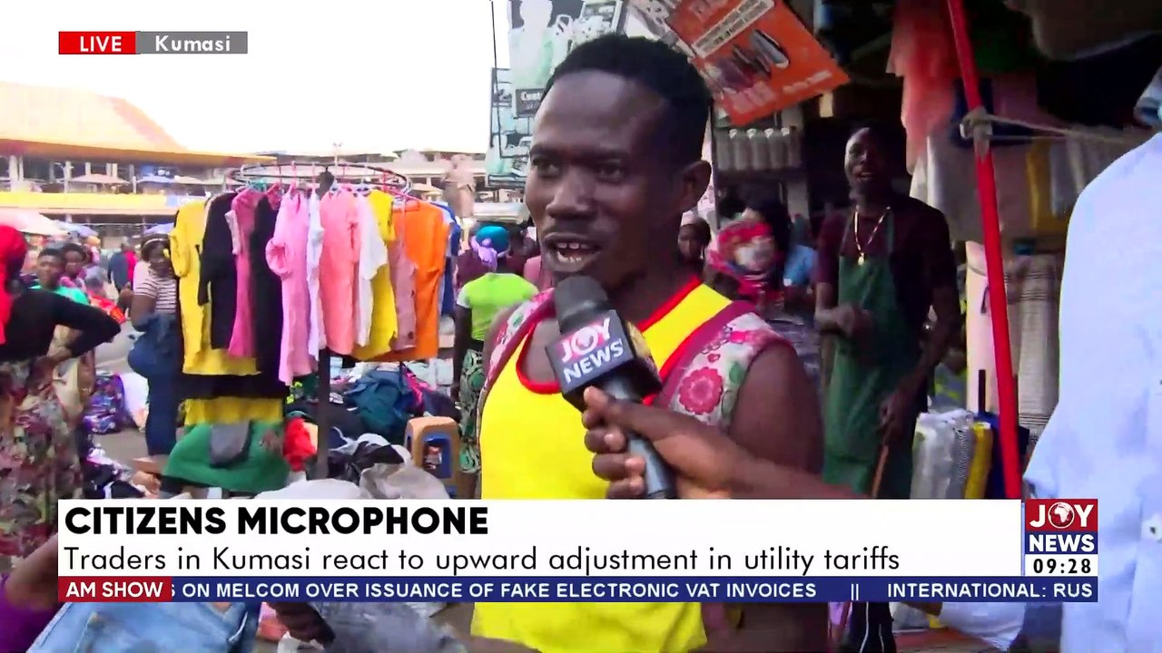 Citizens Microphone: Traders in Kumasi react to an upward adjustment in utility tariffs