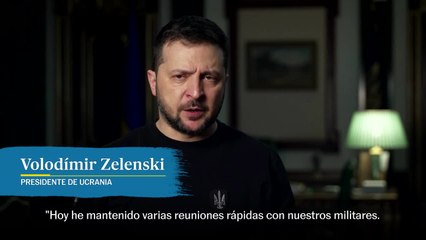 Zelenski afirma que la situación en el frente del este de Ucrania es cada vez más difícil