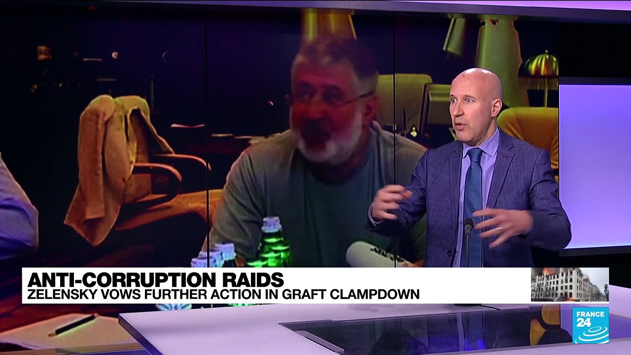 Ukraine raids home of billionaire in war-time anti-corruption crackdown