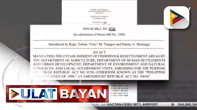 Panukalang magtatatag ng fisherfolk resettlement areas sa bansa, aprubado na sa 2nd reading