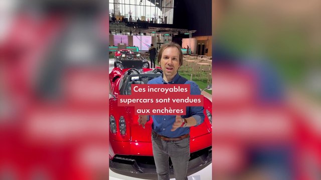 Ces incroyables supercars sont vendues aux enchères