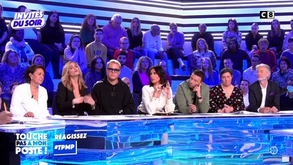 Clara Morgane face à Amandine Pellissard sur le plateau de TPMP.