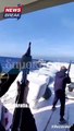 Türk Sahil Güvenlik botu, Yunan Sahil Güvenlik Botu arasında gerilim anları kamerada