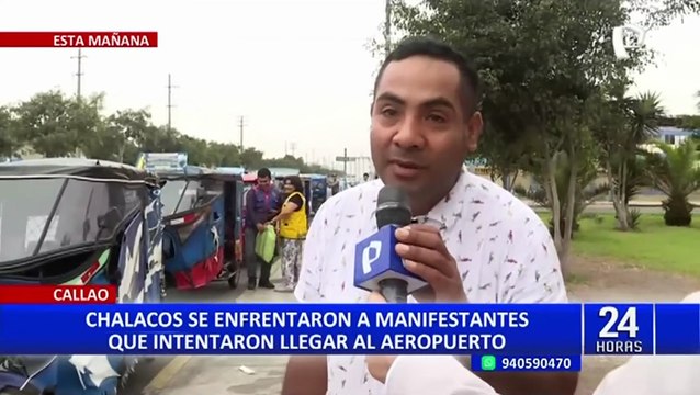 Al Callao se le respeta : chalacos se enfrentaron a manifestantes que intentaron llegar al Jorge Chávez