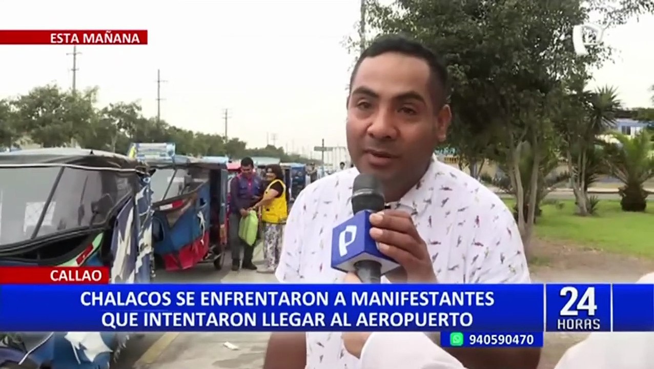 "Al Callao se le respeta": chalacos se enfrentaron a manifestantes que intentaron llegar al Jorge Chávez