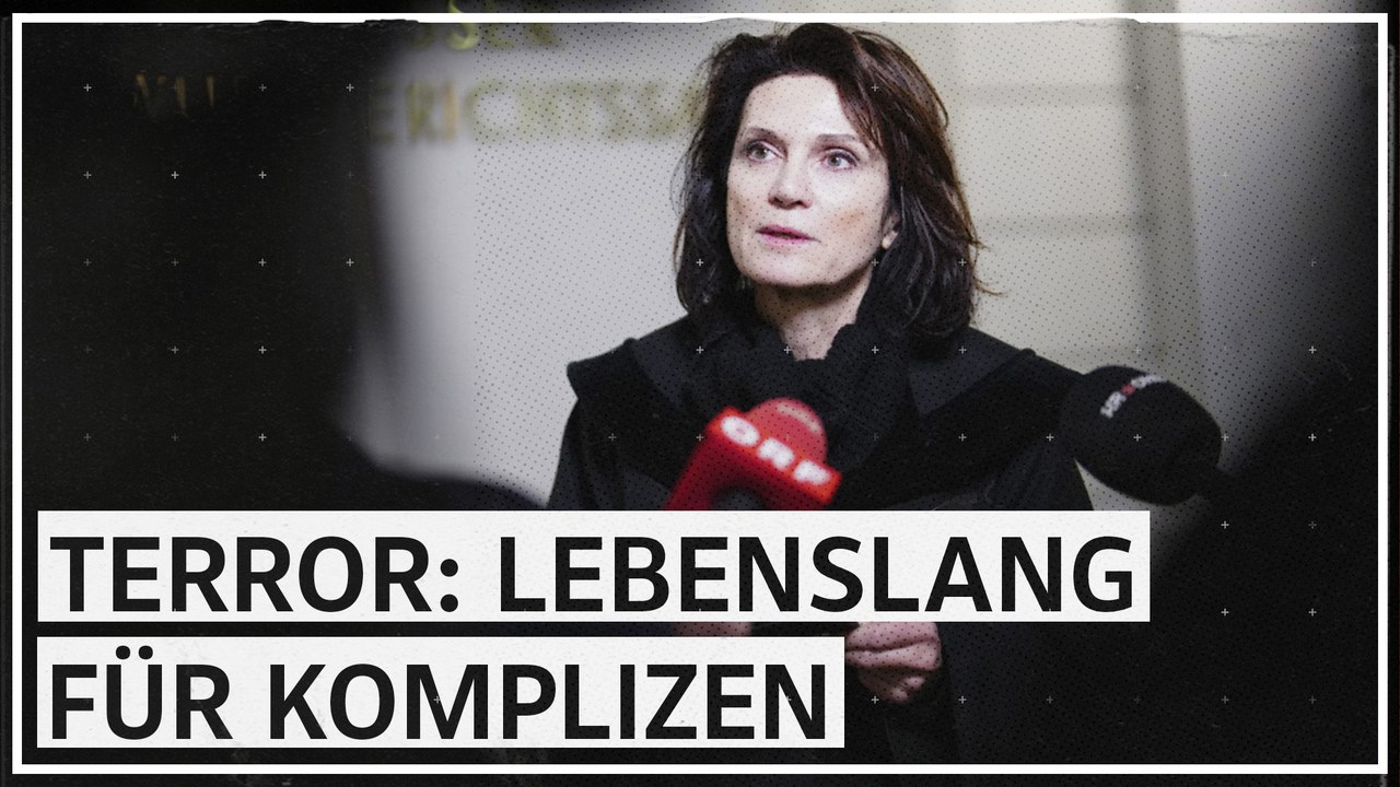 Terroranschlag in Wien: Lebenslange Haft für zwei Komplizen