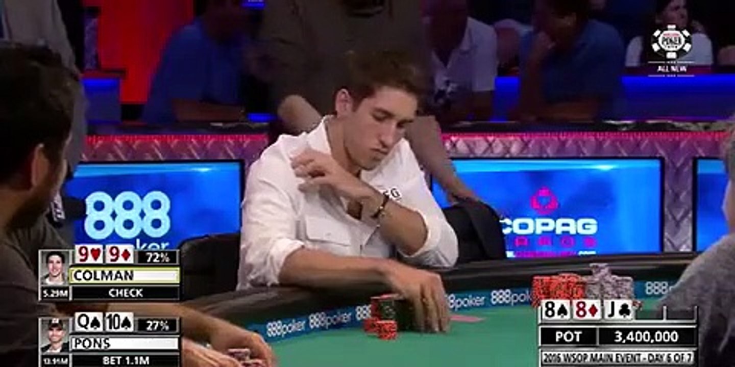 World Series Of Poker 2016 Main Event - Se1 - Ep10 HD Watch
