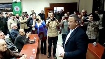 Ziraat Odası’nda Murat Akçay kongreyi terk etti