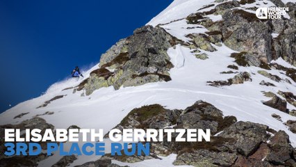 Elisabeth Gerritzen Third Place Run I FWT23 Ordino Arcalís Pro