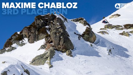 Maxime Chabloz Third Place Run I FWT23 Ordino Arcalís Pro