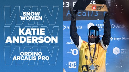 Katie Anderson Winning Run I FWT23 Ordino Arcalís Pro