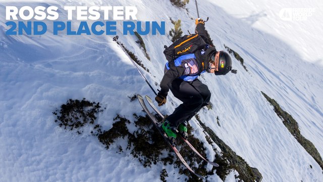 Ross Tester Second Place Run I FWT23 Ordino Arcalís Pro