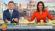 Susanna Reid shuts down Prince Andrew discussion on Good Morning Britain