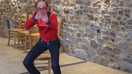 Vincent Pagé répète le spectacle "Fidèle au poste"