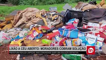 Lixão a céu aberto: moradores cobram solução para impasse em Arapongas