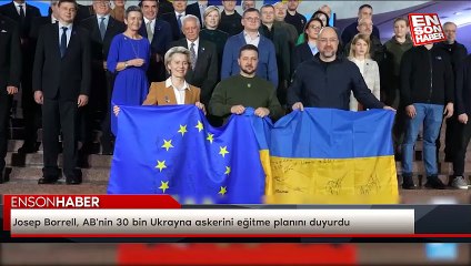 Josep Borrell, AB'nin 30 bin Ukrayna askerini eğitme planını duyurdu