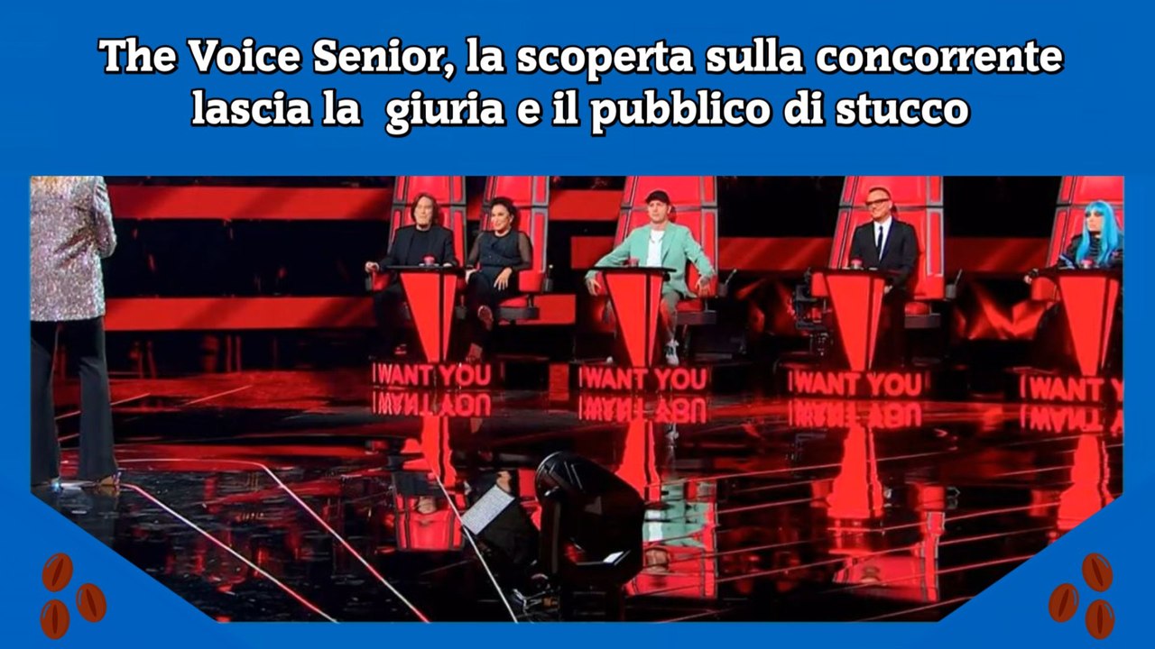 The Voice Senior, la scoperta sulla concorrente lascia la  giuria e il pubblico di stucco
