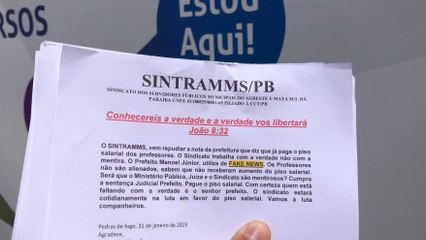 SINDICATO REIVINDICA O CUMPRIMENTO DO PISO SALARIAL DO MAGISTÉRIO DE PEDRAS DE FOGO
