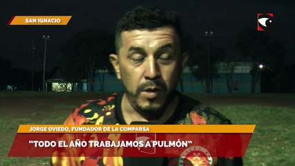 La comparsa Estación Porá trabaja a pulmón para contar la historia del Ave Fénix en San Ignacio