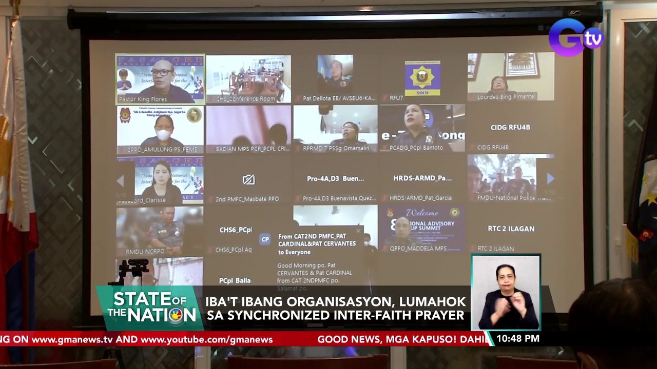 Iba't ibang organisasyon, lumahok sa synchronized inter-faith prayer | SONA