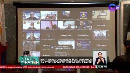Iba't ibang organisasyon, lumahok sa synchronized inter-faith prayer | SONA