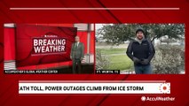 Death toll and power outages climb due to ice storm in Texas