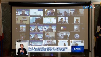 Iba't ibang organisasyon, nakilahok sa Synchronized Inter-Faith Prayer | Saksi