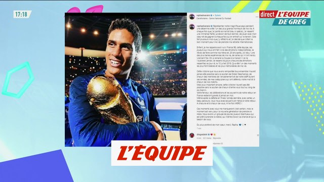 Varane annonce la fin de sa carrière internationale - Foot - Bleus