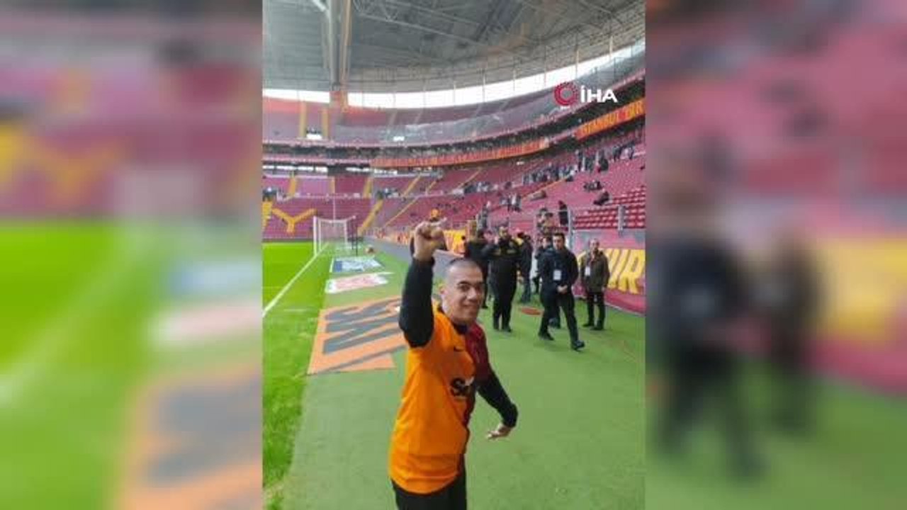 Şanlıurfa'da özel gereksinimli gencin Galatasaray hayali gerçek oldu