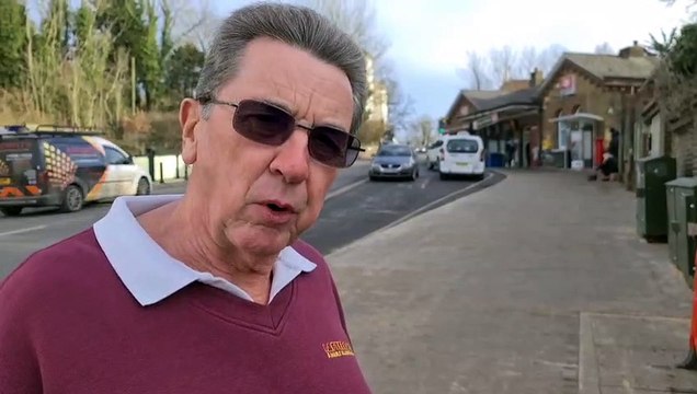 Pedestrians and cyclists may have problems on a new paved area in Burgess Hill