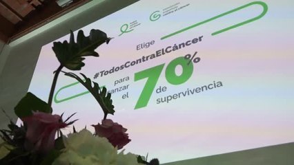 Скачать видео: La Asociación Española Contra el Cáncer reúne a representantes de toda la sociedad para sumarse a 