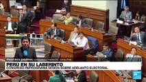 Informe desde Lima: Congreso reprograma sesión sobre adelanto electoral