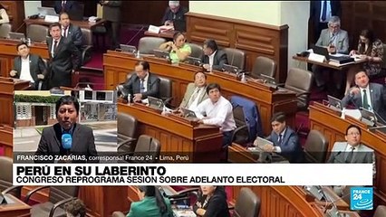 Informe desde Lima: Congreso reprograma sesión sobre adelanto electoral