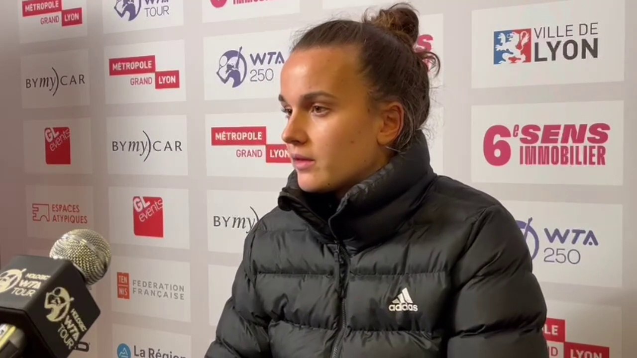WTA - Open 6e Sens - Lyon 2023 - Clara Burel : "Je suis sûre que ça va tourner dans le bon sens à un moment donné ou un autre"
