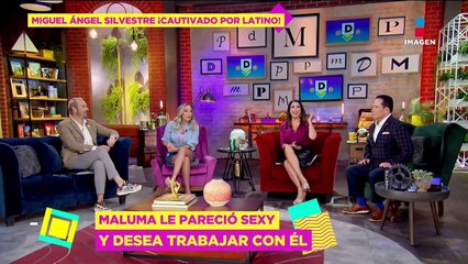 ¡Maluma lo cautivó! Miguel Ángel Silvestre lo llamó 'sexy'