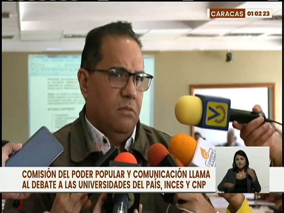Comisión Permanente del Poder Popular y Comunicación evaluará certificación de saber del Inces