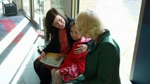 Camilla praises little girl’s curtsey during visit to reading charity