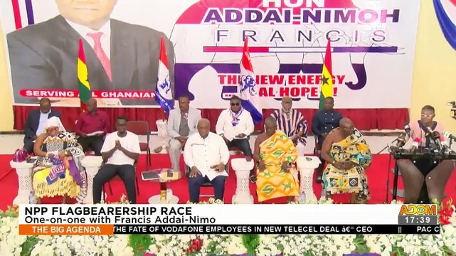 NPP Flagbearer Race: One-On-One with Francis Addai-Nimo - The Big Agenda on Adom TV (2-2-22)