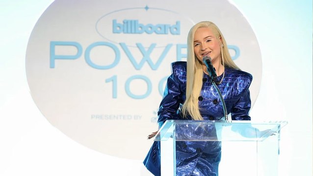 Kim Petras Presents Republic Records With Billboard's Label Of The Year Award | Billboard Power 100 Party 2023