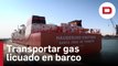 España presenta el primer barco de transporte y suministro de gas natural licuado