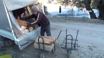 Türkiye 'buz' kesti, Antalyalı çiftçi don nöbetine başladı