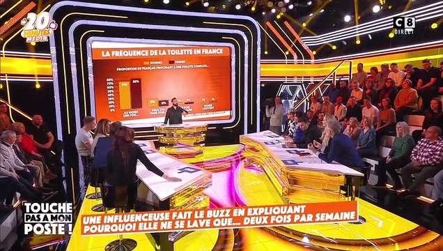 Gilles Verdez sur le plateau de TPMP .