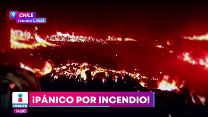Activan alerta roja en tres ciudades de Chile por incendio forestal