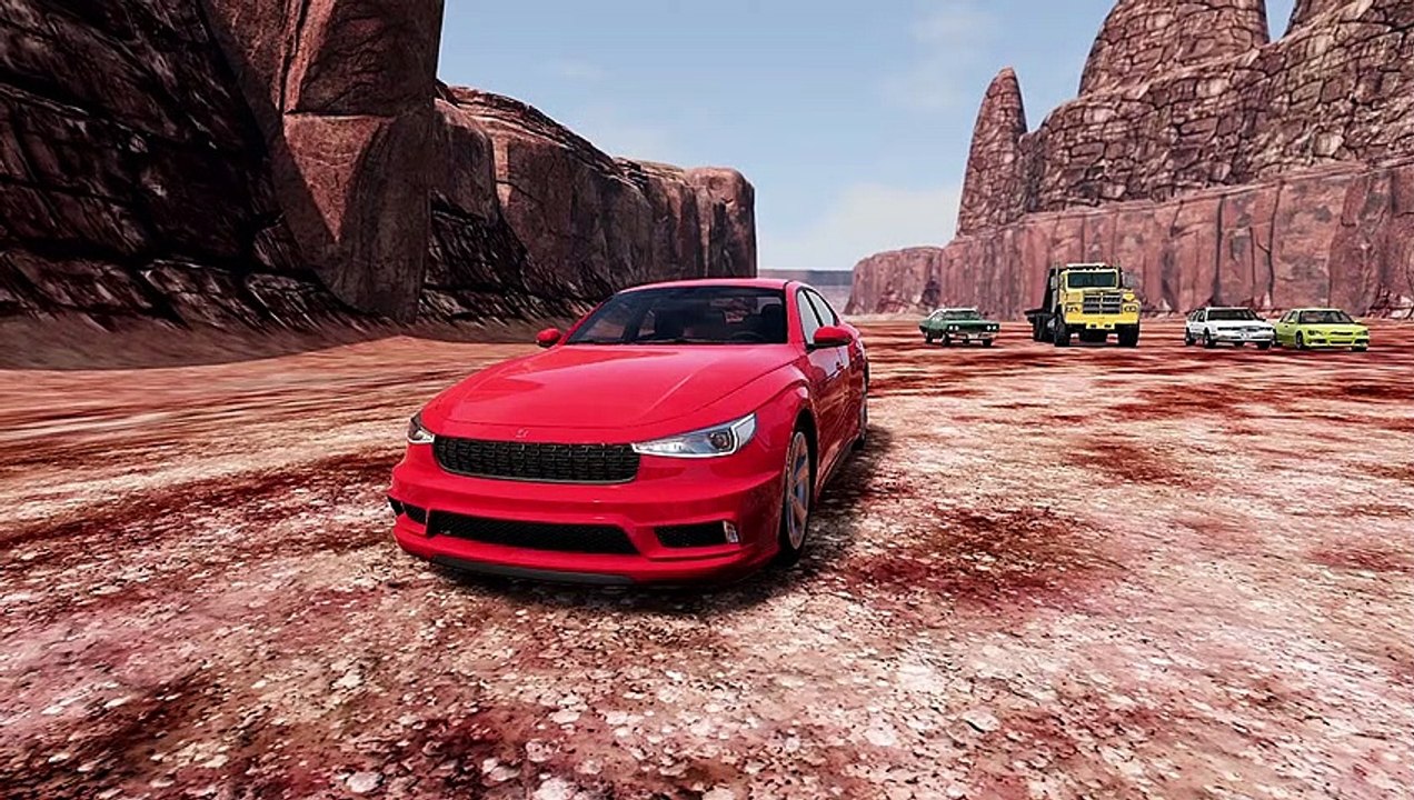 Wich car will reach the other side BeamNG