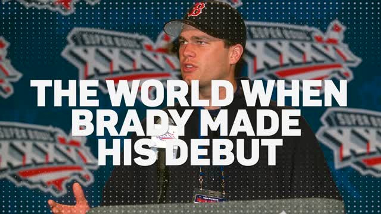 The world when Tom Brady made his NFL debut