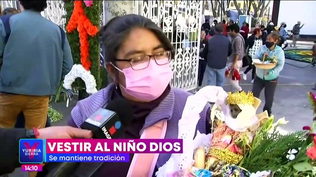 Vestir al Niño Dios, tradición que se mantiene el Día de la Candelaria