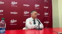 Ohio State Coach Chris Holtmann Comments on Metal Falling From Assembly Hall Scoreboard