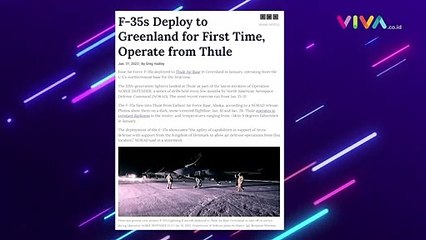 Pertama, Jet Tempur AS Dekati Rusia di Greenland